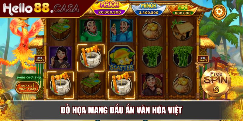 Ăn Khế Trả Vàng – Game Nổ Hũ Siêu Hot Mang Đậm Chất Việt 3 Đồ họa mang dấu ấn văn hóa Việt