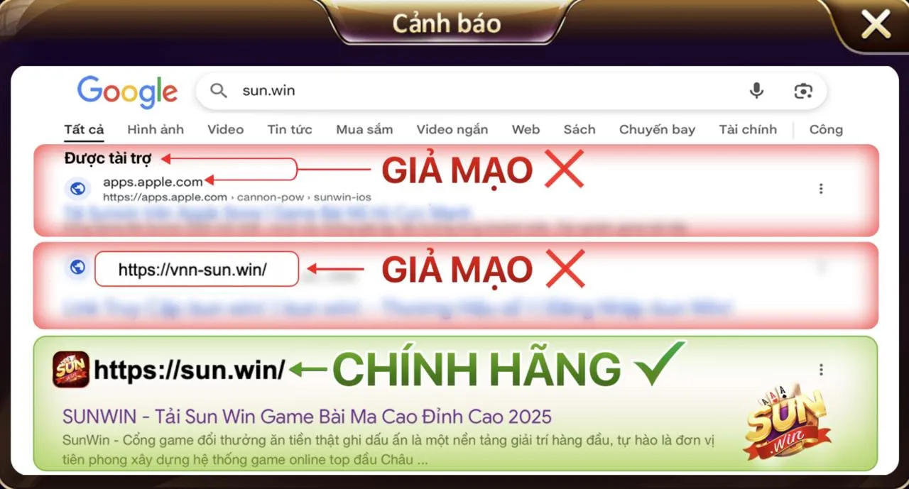 Cách phân biệt Sunwin thật – Chỉ sun.win mới là địa chỉ chính thức 2 Sun.win – Tên miền duy nhất được Sunwin xác nhận